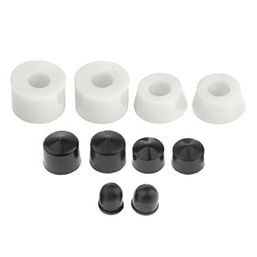 Imagem de 10 Peças de Skate Hubs Longboard Truck Hubs Skate WAPE Cup Washers para Skate Trucks, Branco