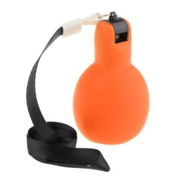 Imagem de shamjina Apitos de mão treinador apitos com colhedores manual de sobrevivência apitos esportivos para acampamento futebol sobrevivência, Laranja
