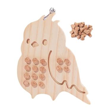 Imagem de Fenteer Pássaro mascar brinquedo gaiola brinquedo gaiola de pássaro suspendendo brinquedo quebra-cabeça brinquedo para cockatoos, formato de pintinho