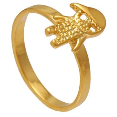 Imagem de Anel De Filho Menino de Boné Folheado Em Ouro 18K Softjoias (15)