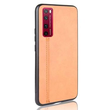 Imagem de Capa para celular Huawei Honor nova 7 Pro Capa de celular Rugged Shield 360° Proteja seu telefone capa de couro liso para Huawei Honor nova 7 Pro
