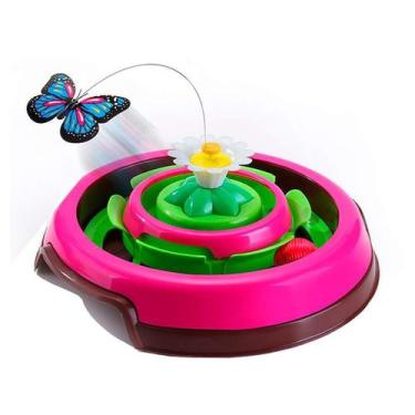 Imagem de Brinquedo Truqys Cat Spin Rosa para Gatos - Truqys Pet