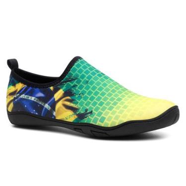 Imagem de Sapatilha Aquática Híbrida Neoprene  Antiderrapante Praia Pesca Cachoe