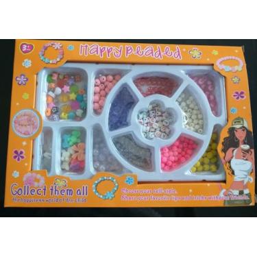 Imagem de Kit  Miçanga Montagem Bijuteria Pulseira Colar Infantil Menina - MaryW