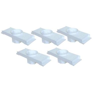 Imagem de Kit 5 Caixa Passagem Embutir Spot Led Laje Plafon 7w Par20 - Plasled