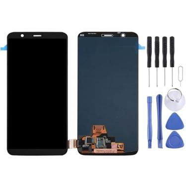 Imagem de Substituição do Ecrã para o OnePlus Para o OnePlus 5T Digitizer Montagem Full Original LCD Screen (preto) ecrãs móveis