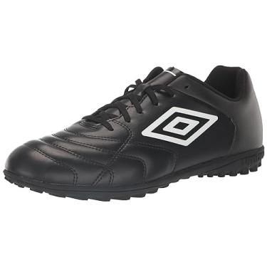 Imagem de Umbro Tênis masculino Classico Xi Tf Futebol Turf, Preto/branco, 12.5