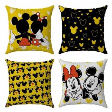 Imagem de Kit 4 Capas Decorativas Personalizadas Luxo Casa Minnie - Gabi Flor, A