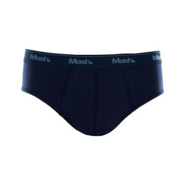 Imagem de Cueca Slip Mash 010.04U Algodão, Azul marinho, GG