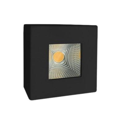 Imagem de Spot sobrepor quadrado 3000K 5W preto Bivolt - Opus