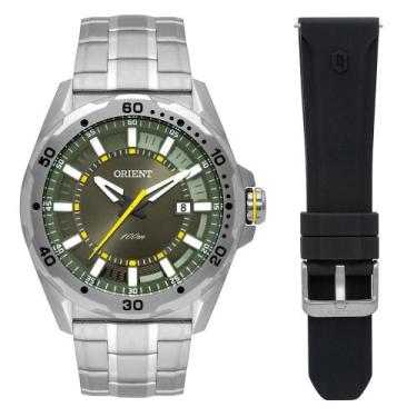 Imagem de Relógio Masculino Neo Sports Orient Prata MBSS1485 E1SX  - Coleção Exc