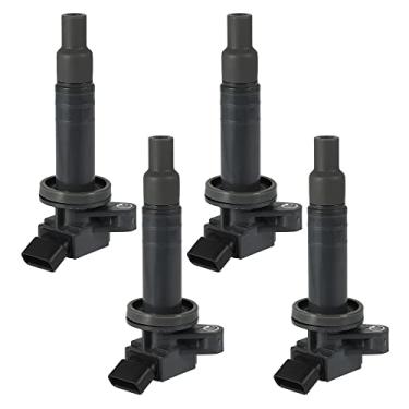 Imagem de X AUTOHAUX 4 bobinas de ignição para Toyota Celica GT 1.8L L4 2000-2005 para Toyota Corolla 1.8L L4 2000-2008 C1249 UF247 UF315