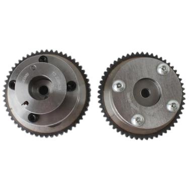 Imagem de INGKAN G4NE G4NA 1,8L eixo de cames de tempo de admissão de escape VVT roda dentada 2 peças serve para 11-16 Hyundai Elantra 1.8L, 14-16 Kia Forte 1.8L l4 DOHC OE 243502E001 243702E000 24370-24370