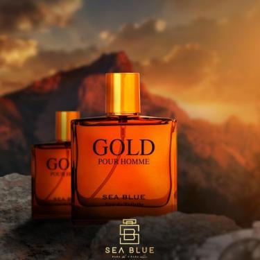 Imagem de Perfume Gold masculino importado - SEA BLUE