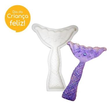 Imagem de Molde Calda de Sereia 18cm Pasta Artesanato -  Prime Chef