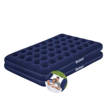 Imagem de Colchao De Ar 2 Colchao Inflavel Queen Casal Acapampamento - Bestway