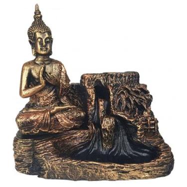 Imagem de Incensario Enfeito Cascata Grande Buda Hindu Tibetano Chakras Meditaçã