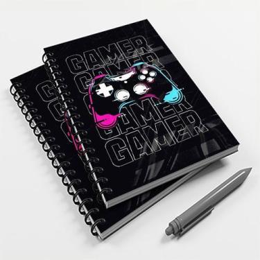 Imagem de Caderno Universitário 96 fls Gamer Joystick Mod. 02 - Premium