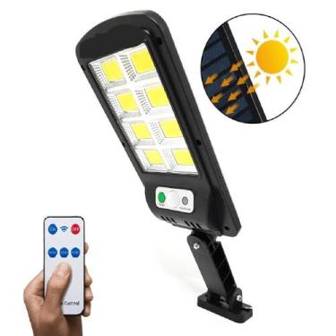 Imagem de Luminária Solar de Poste 150W Refletor com Sensor de Presença Led Fort