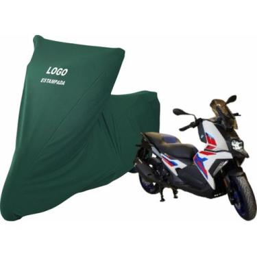 Imagem de Capa Para Moto Bmw C 400 X De Tedico Helanca Lycra - Mz, Verde