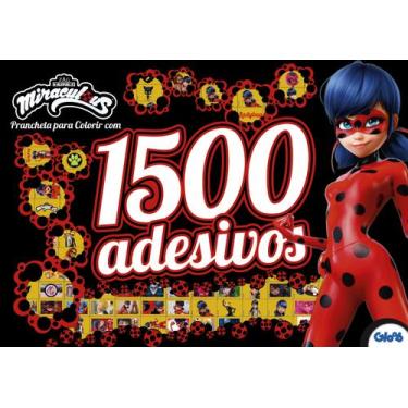 Imagem de Livro - Ladybug - Prancheta para colorir com 1500 adesivos