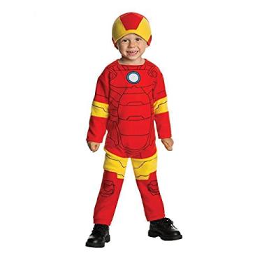 Imagem de Rubie's Fantasia infantil Marvel Super Hero Adventures de lã, Homem de Ferro, Toddler