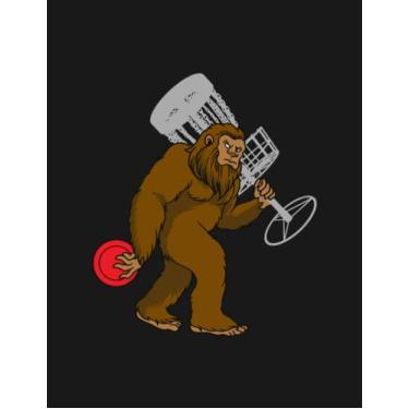 Imagem de Disc Golf Frisbee Golf 3 Notebook: 8.5x11 inches 100 Pages Lined College Ruled Paper Journal Diary Planner