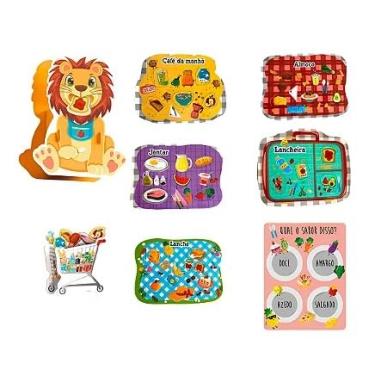 Imagem de Brinquedo De Encaixe Hora Do Lanche Aprendizado Infantil 2682
