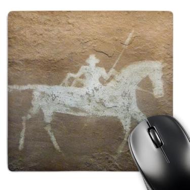 Imagem de 3dRose Mouse pad LLC 20 x 20 x 0,63 cm, Pictograph Canyon Dechelly Np Native American Angel Wynn (mp_92522_1)