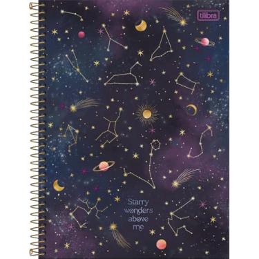 Imagem de Tilibra - Caderno Espiral Capa Dura Universitário Connect 1 Matéria Magic 80 Folhas - Galáxia - Starry Wonders Above