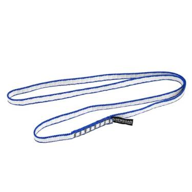 Imagem de NewDoar Correia de escalada 10 mm Dyneema Sling Runners 22KN 2,195.4 kg Cabo utilitário de escalada, sistema de âncoras, equipamento de rapel, perfeito para trabalho de árvore - Azul/60 cm (60 cm) 1