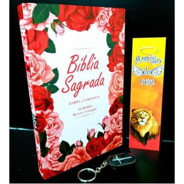 Imagem de Bíblia sagrada mulher vermelha lançamento floral kit - CPP (CASA PUBLI