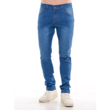 Imagem de Calça Jeans Masculina Skinny Com Elastano Lycra - Volgue, Jeans médio,
