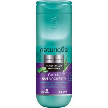 Imagem de Naturiquè, Condicionador, Para cabelos Cacheados e Crespos, Cachos què encantam, Com manteiga de Cacau e babosa, 300ml