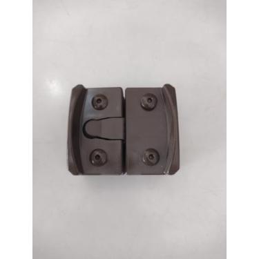 Imagem de 1570 Fechadura bate fecha v/v para janela em vidro temperado - HELA (Marrom)