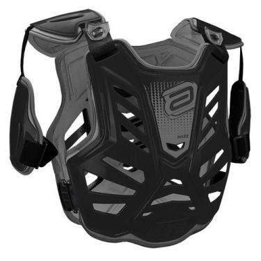 Imagem de Colete ASW Maxx Preto Cross Motocross Trilha Enduro