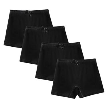Imagem de Calcinha de renda feminina, 4 peças, meia-calça para meninas, gravata borboleta, sem costura, térmica, reta, sem fio, lisa, 2025, moderna, U-186 Preto menino menina, 13 Anos