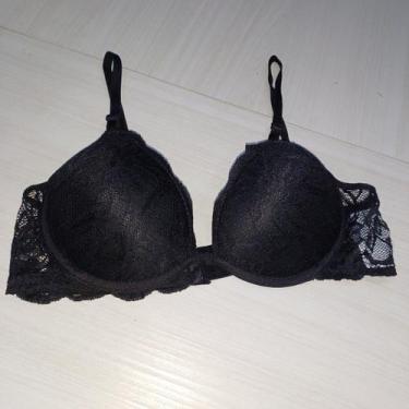 Imagem de Sutiã com Bojo Feminino Clamar em Renda 4250, G, Preto
