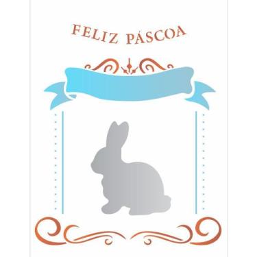 Imagem de Stencil de Acetato para Pintura OPA Simples 15 x 20 cm - 1905 Placa Pá