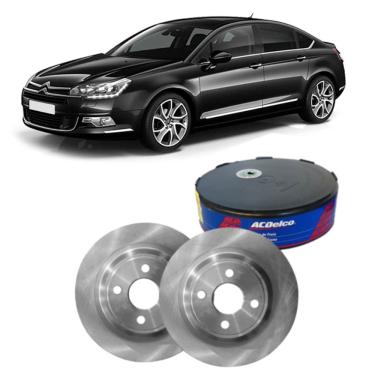 Imagem de Par Disco Freio Dianteiro Acdelco Citroen C5 2008 A 2010
