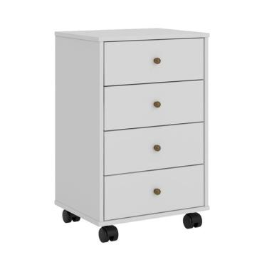 Imagem de Gaveteiro Office Presence Com Rodizios 29110 Branco Demobile