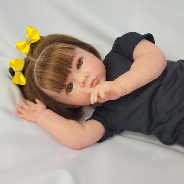 Imagem de Bebê reborn realista pode tomar banho artesanal, menina - ACESSÓRIOS P