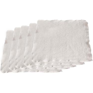 Imagem de Pano De Limpeza Reutilizável Pano De Limpeza De Fibra De Madeira Pano De Limpeza úmido Ou Seco Pano Sem Fiapos Para Uso Doméstico Presente, White, 15