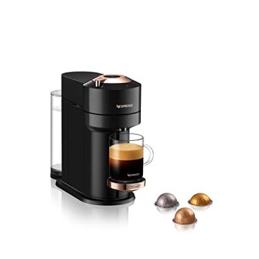 Imagem de Nespresso Máquina De Café E Expresso Vertuo Next Da De'Longhi, Preta Com Ouro Rosa