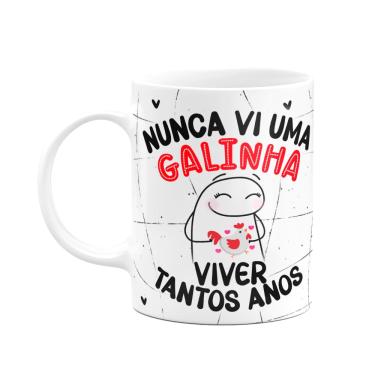 Imagem de Caneca Flork Amigas - Nunca vi uma galinha viver tantos anos