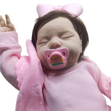 Imagem de Bebê Reborn Menina Realista , Artesanal Corpo Todo De Silicone Soft Macio.