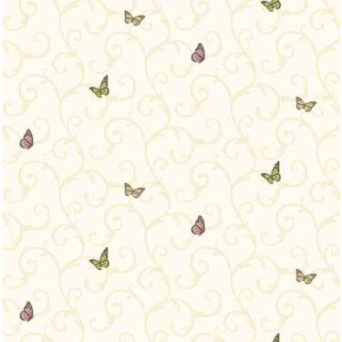 Imagem de Papel De Parede All Kids Borboletas H2910903 Rolo 10m X 0,53m