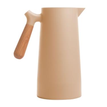 Imagem de Garrafa Térmica Nórdica Com Termômetro Bege - Wolff