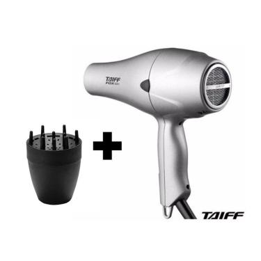 Imagem de Kit Taiff - Secador Profissional Fox Ion Prata 2000W 220V + Difusor De Ar Smart