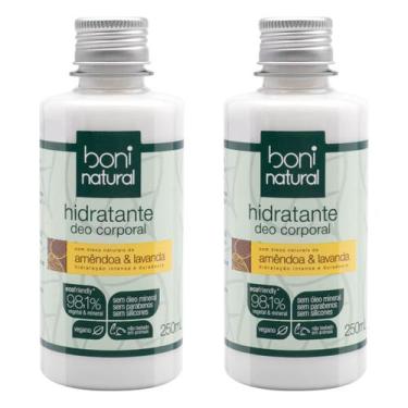 Imagem de Kit 2 Hidratante Corporal Boni Natural Amendoa e Lavanda